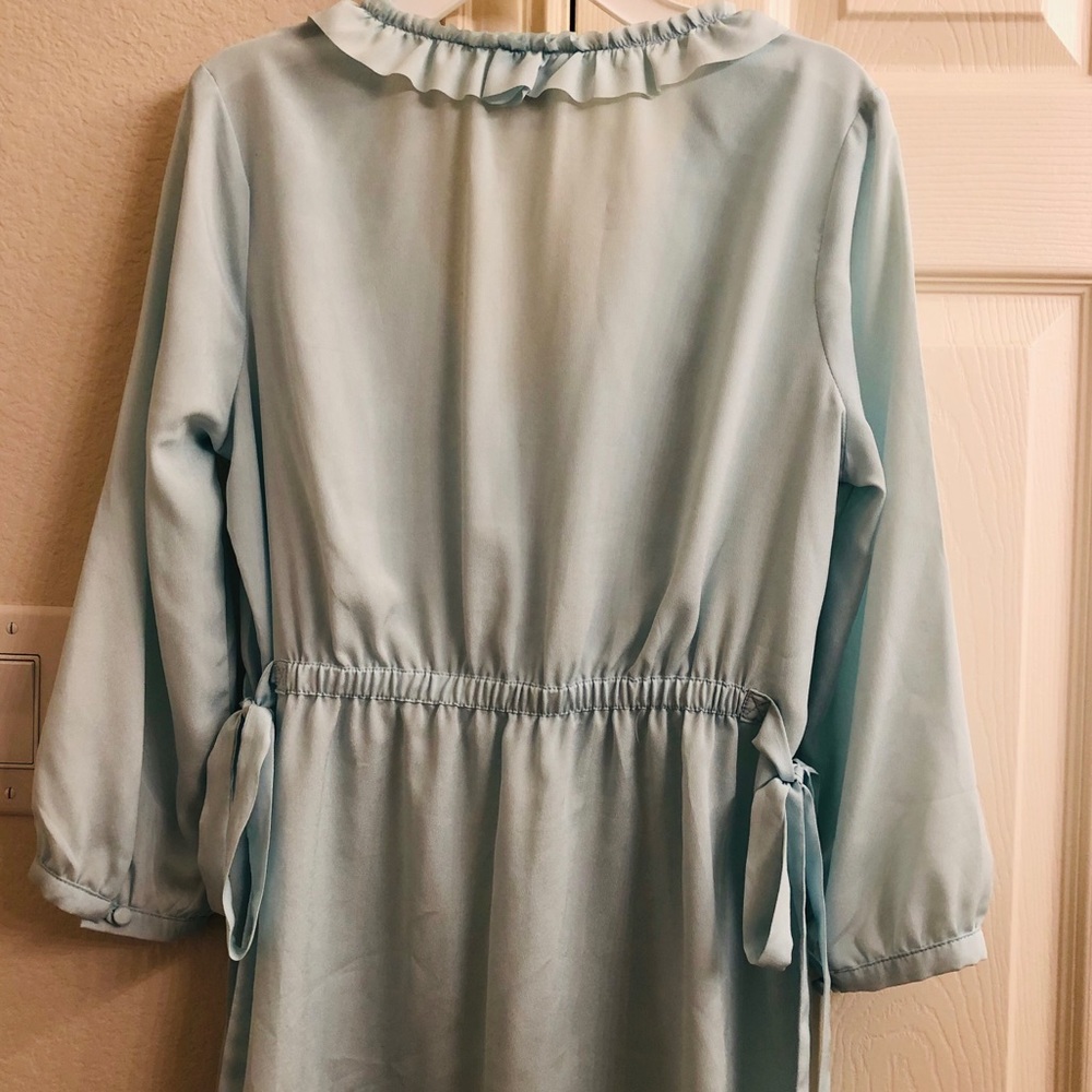 Freeway Mint Ruffle Tunic, Size Small - Picture 3 of 4